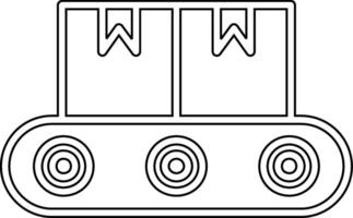 pakket vector pictogram