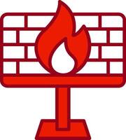 firewall vector pictogram