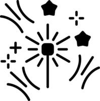 vuurwerk vector pictogram