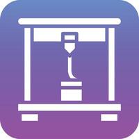 3D-printer vector pictogram