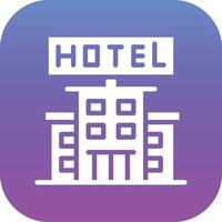 hotel teken vector icoon