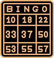 bingo vector icoon