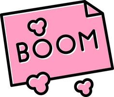 boom vector icoon