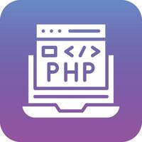 php codering vector icoon