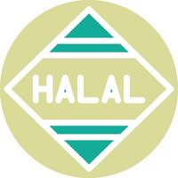 halal vector icoon