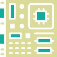 moederbord vector pictogram