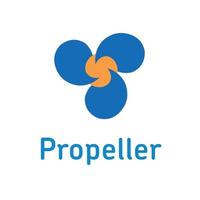 illustratie vectorafbeelding van propeller vector