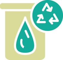 water recycle vector icoon