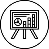 presentatie vector pictogram