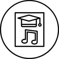 muziek- onderwijs vector icoon