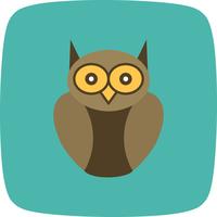 Afgestudeerde Owl Vector Icon