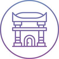 torii poort vector icoon