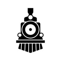 oud locomotief trein machine logo ontwerp vector