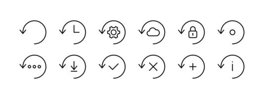 informatie en functioneel pictogrammen. vector pictogrammen