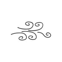 wind logo vector sjabloon illustratie