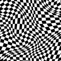 golvend optisch illusie controleur naadloos patroon vector