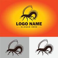 oorworm logo vector kunst icoon grafiek voor bedrijf merk icoon oorworm logo sjabloon