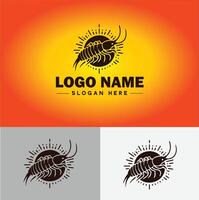 oorworm logo vector kunst icoon grafiek voor bedrijf merk icoon oorworm logo sjabloon