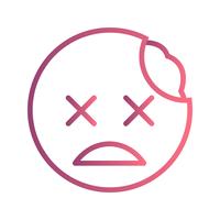 zombie emoji vector pictogram