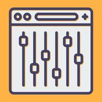 instellingen vector pictogram