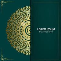 luxe sier mandala achtergrond met Arabische islamitische Oost-patroon stijl premium vector gratis vector