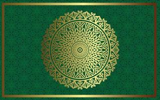 luxe sier mandala achtergrond met Arabische islamitische Oost-patroon stijl premium vector gratis vector