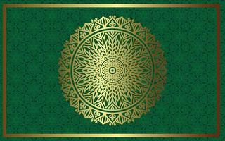 luxe sier mandala achtergrond met Arabische islamitische Oost-patroon stijl premium vector gratis vector