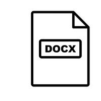 docx vector pictogram