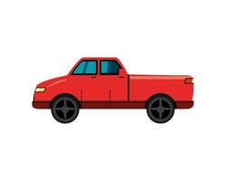 pick-up truck transport vector