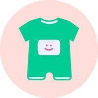 baby jongen kleding vecto icoon vector
