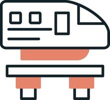 monorail vecto icoon vector