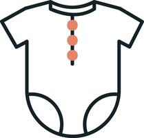 baby kleding vecto icoon vector