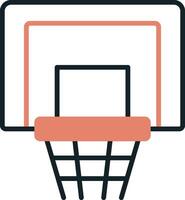 basketbal hoepel vecto icoon vector