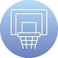 basketbal hoepel vecto icoon vector