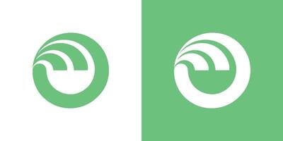 vector O logo bedrijf technologie cirkel logo en symbolen vector ontwerp grafisch