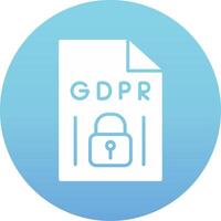 gdpr vecto icoon vector