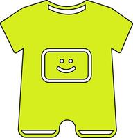 baby jongen kleding vecto icoon vector