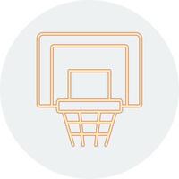 basketbal hoepel vecto icoon vector