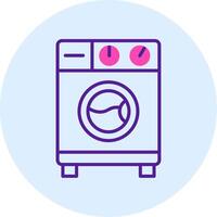 het wassen mechine vecto icoon vector