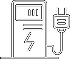 elektrisch in rekening brengen vecto icoon vector