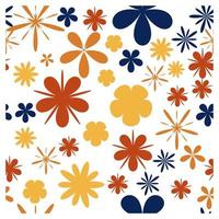kleurrijk bloemblaadje naadloos patroon perfect voor achtergrond of behang vector