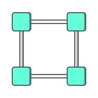 Vector pictogram slepen