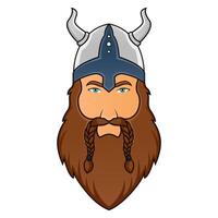 viking hoofd vector ontwerp