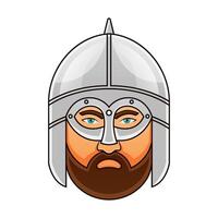 viking raider hoofd mascotte ontwerp vector