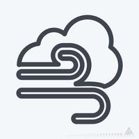 pictogram wind - kleur partner stijl vector