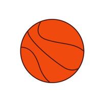 basketbal pictogram vectorillustratie vector