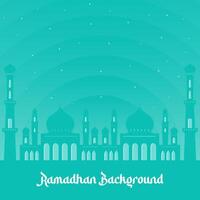 groen moskee Ramadan achtergrond vector pro voor elegant en pro-niveau ontwerpen