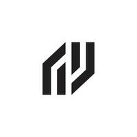 modern abstract zeshoek logo vector