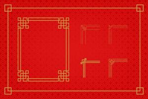 Chinese oosters grens ornament oosten- Aziatisch decoratief kunst vector