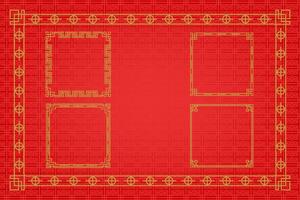 Chinese oosters grens ornament vector